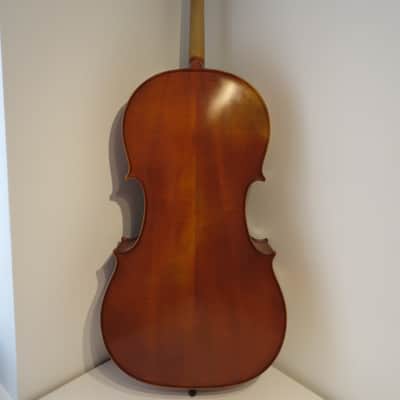 2007 Roderich Paesold 602E 4/4 Full Size Cello with Bow and Hiscox Case image 3