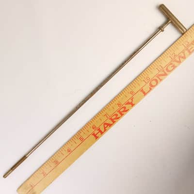 Kent? 12.5"Nickel 12-24 Hammerhead Bass-Drum Single-Tension T-Rod Vintage Snare image 1