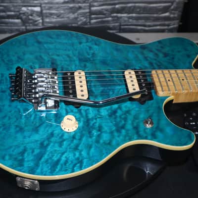 Ernie Ball Music Man Eddie Van Halen Signature Floyd w/case Killer Quilt, Mint image 3