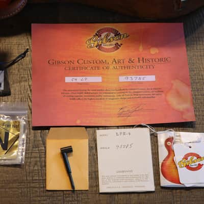 2003 Gibson Custom Shop R9 1959 Reissue Historic Reissue Electric Guitar Washed Cherry Burst + COA OHSC image 12