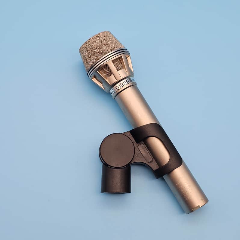 ☆Vintage 1970s AKG D190E *New Foam* Dynamic Microphone - D190 D1000E image 1