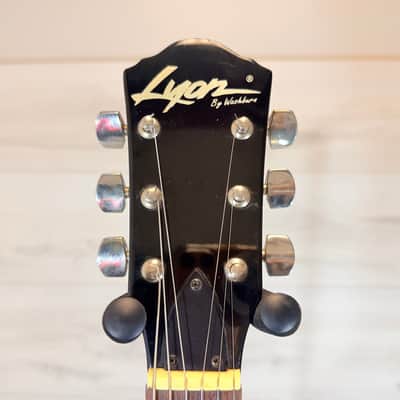 Lyon by Washburn LP Style Electric Guitar Black Double Humbucker Electric Guitar image 6