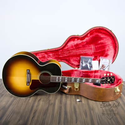Gibson J 185 Original Acoustic Electric Guitar Vintage Sunburst image 7