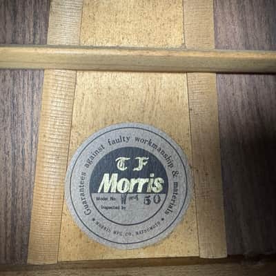 *VIDEO* TF Morris D-41 Style Dreadnought Model W-50 Solid Top - 1980's image 23