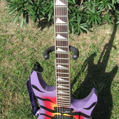 GTX 33 George Lynch Tiger electric guitar with Roadrunner Hard case NICE!! image 4