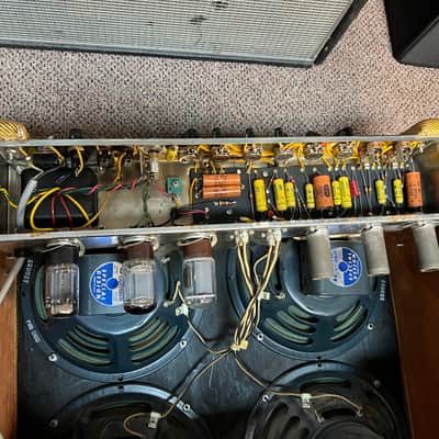1959 1960 Tweed Fender 5F6-A Bassman 4x10 Combo Amp image 16
