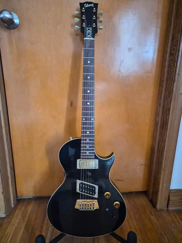 Gibson Nighthawk-SP2-Special -1994 - Ebony Black and Gold image 1