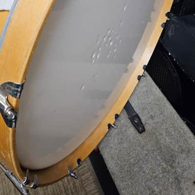 AXL 24 Inch x14 Inch Bass Drum - Natural image 4
