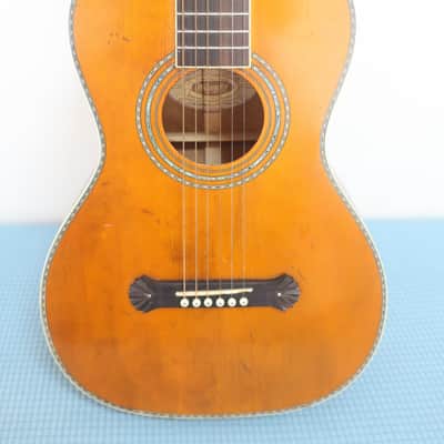 2008 Washburn 125th Anniversary R316SWKK Limited Edition Parlor Acoustic Guitar Very Clean #61 Of 250 Rare Low Action Plays Great No Original Coffin Case image 2
