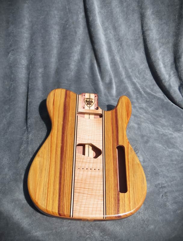 Babik Custom Telecaster Style body, Long board style, Canary wood  on Cedar Light weight, Handmade 2026 image 1