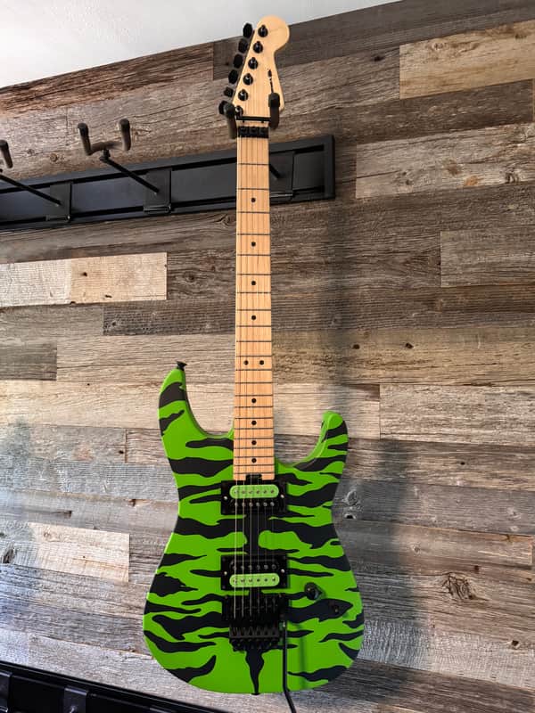 Charvel Satchel Signature Pro-Mod DK22 Green Bengal image 1