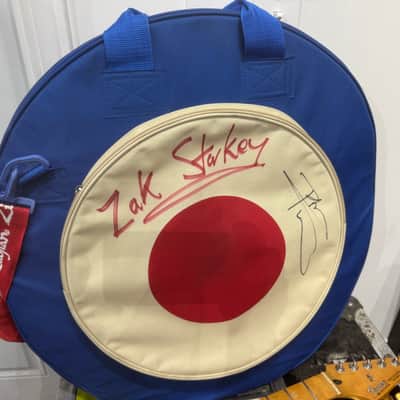Zak Starkey's The WHO Zildjian Custom "RAF Target" Logo 22" Cymbal from Super Bowl 2010 Halftime Show. Signed by The WHO!! image 12