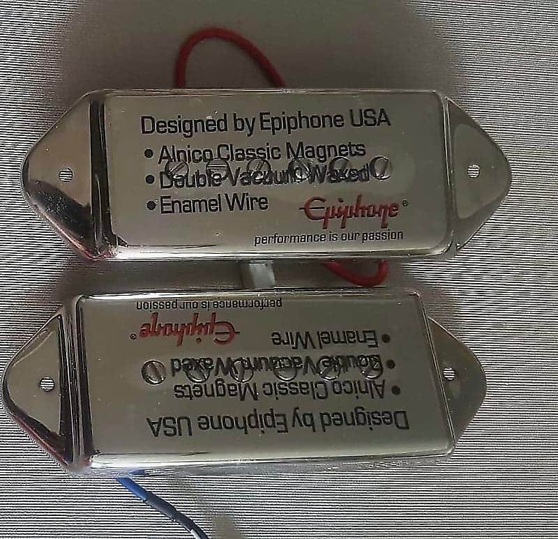 Epiphone Guitar P90 DogEar Pickups Fit Epiphone Casino image 1