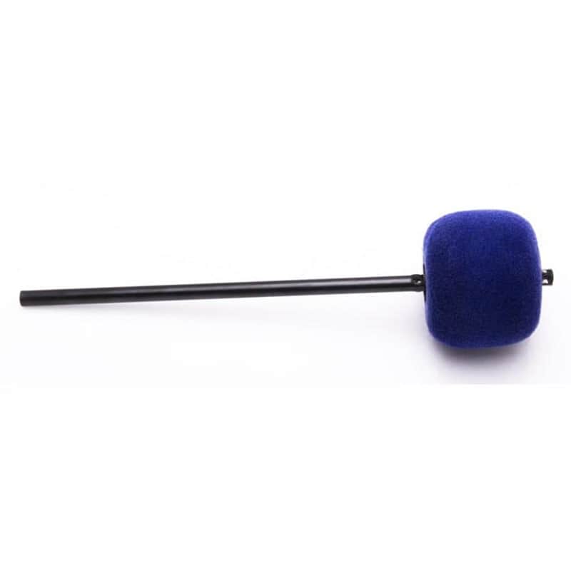 Danmar Blue Felt Bass Drum Beater, Black Shaft image 1