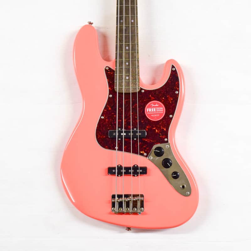 Squier Classic Vibe '60s Jazz Bass - Tahitian Coral image 1