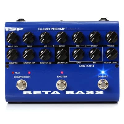 ISP Technologies Beta Bass Preamplifier Preamp pedal image 1