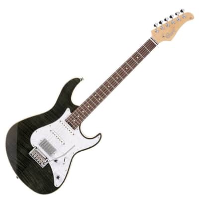 Cort G280 Select Flame Top 6-String Electric Guitar, Transparent Black Finish (G280SELECTTBK) image 1