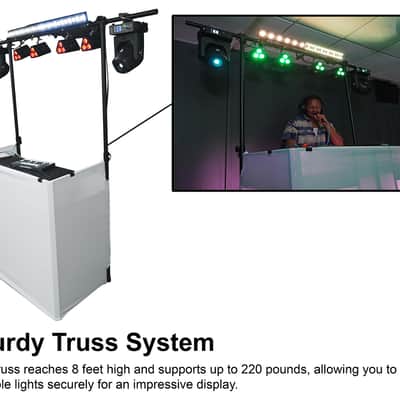 2) Chauvet DJ GIGBAR BRIDGE ILS Kits w/Moving Heads+Wash Lights+Facade w/Truss image 4