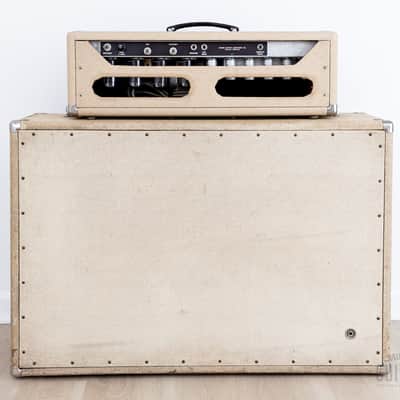 1962 Fender Dual Showman Blonde Brown Panel Vintage Piggyback Tube Amp 2x15 w/ JBL D130F, Victoria Cover image 8