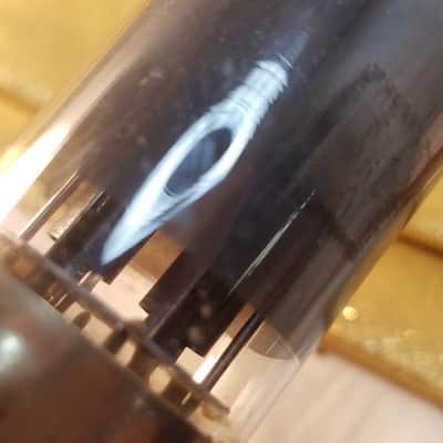 NU National Union 7N7 Loktal AT1000 TESTED Vacuum Tube greyglass T1 rare support rods triple mica early military dual triode (like 6SN7) 1941-1946 image 7