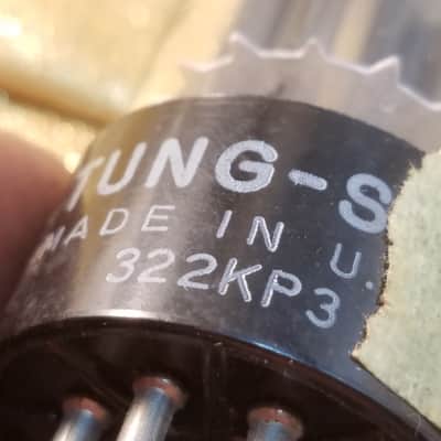 Tung-Sol 4% tight Matched Pair (2) 6SN7GTB tNOS AT1000 TESTED Vacuum Tubes T7 tall glass dual triode 1956-1961 image 9