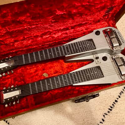 Historic 1946 Rickenbacker D-16 double neck 8-string steel guitar - Leon McAuliffe private estate image 12