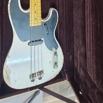 Nash PB-52 Relic Bass Guitar!  Excellent Bass! - White image 1