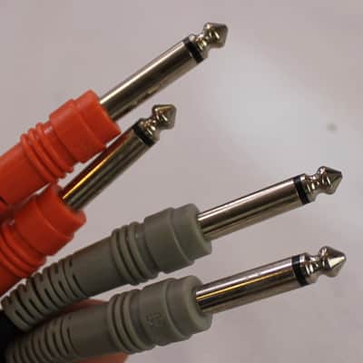 Hosa Mono Breakout Instrument Cable LR 1/4" Mono to LR 1/4" Mono image 2