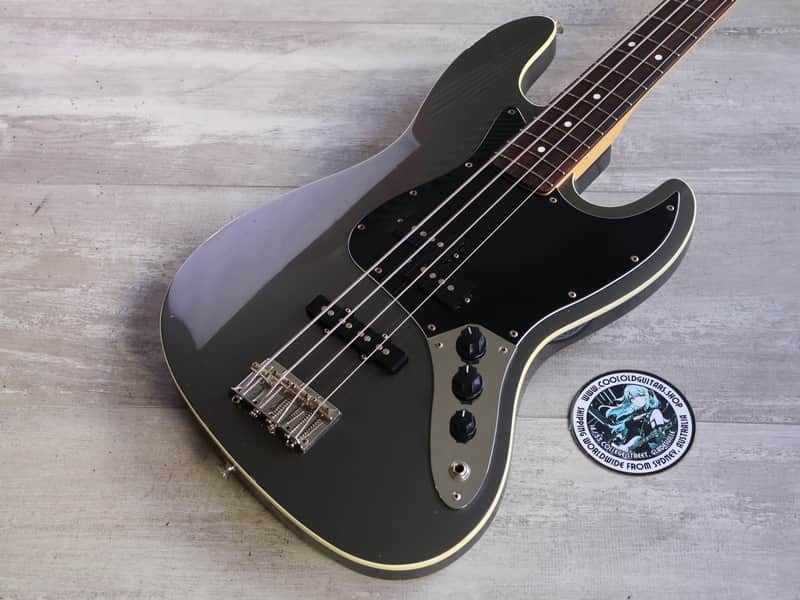 2006 Fender Japan AJB-65 Aerodyne Jazz Bass (Dolphin Grey) image 1