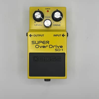 Boss SD-1 Super OverDrive (Silver Label) 1997 - Present - Yellow image 1