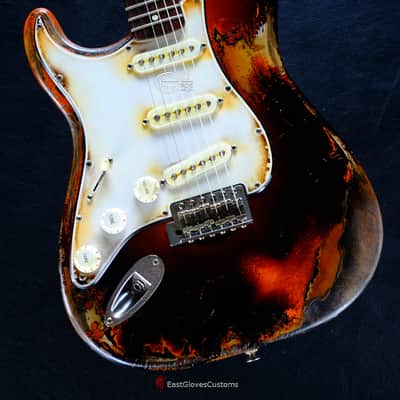 Fender Stratocaster 60th Anniversary Orange Heavy Aged Relic image 4