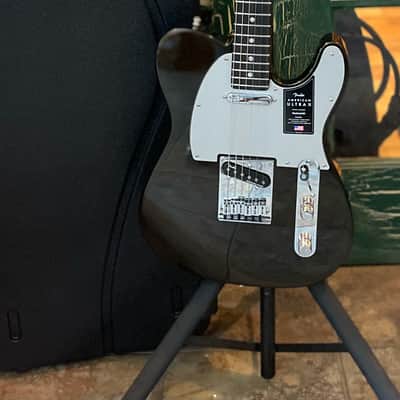 Fender American Ultra II Telecaster SS Electric Guitar in Texas Tea Burst w Case image 1