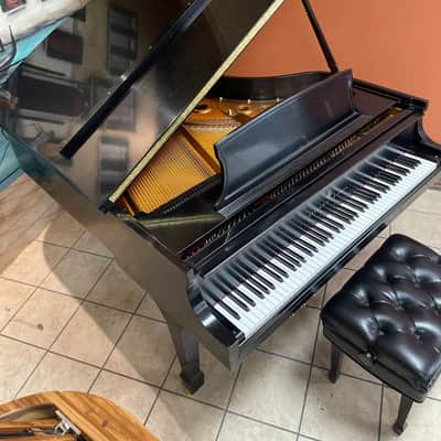 Steinway Model L 5'10 1/2" Grand Piano - Ebony Satin - 2001 Model image 5