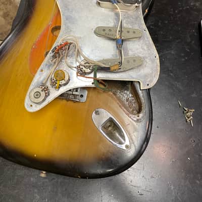 Fender Stratocaster 1969 – Original 3-Tone Sunburst – CBS Era – Player’s Vintage Bild 24