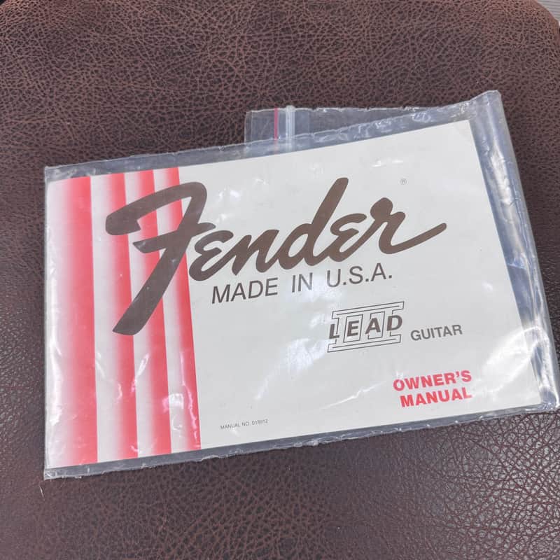 Fender Lead III Owner’s Manual image 1