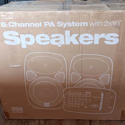 Monoprice Compact 130-Watt RMS 8-channel PA System with Two 10-inch Speakers USED ONCE image 6