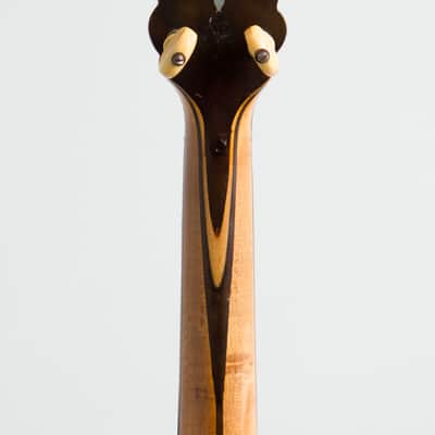 Bacon Professional FF Special Grand Concert 5 String Banjo, c. 1915, period black hard shell case. image 6
