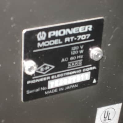 Pioneer RT-707 w/90 Day Warranty, Pro Serviced Open Reel Tape Deck image 13