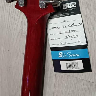 PRS S2 Custom 24 10TH Bonni Pink - Pink Cherry Burst image 6