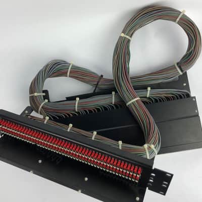 ADC 96 Bantam TT patchbay connected to ADC UP-96NMKII PPC RACKMOUNT PATCHBAY 3 image 7