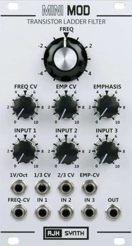 AJH SYNTH MINIMOD VCF SILVER : BRAND NEW :  [DETROIT MODULAR] image 1