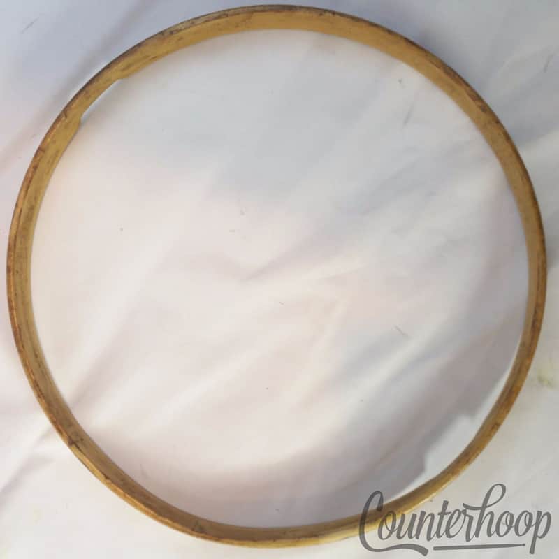 Early American 14"1Ply Solid Maple Wood Hoop/Rim Snare Drum Resonant Vintage 10s image 1