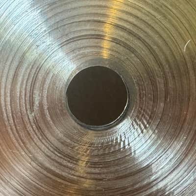 Paiste 18" 2002 Crash Cymbal 1974 - Black Label - Rare version with Big Beat hammering - VIDEO image 7