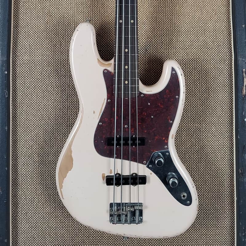 Fender Roadworn Flea Bass 2023 Relic Pink Stacked Knobs Super Cool! (GB-48) image 1
