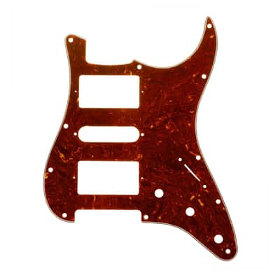 11-Hole HSH Strat Pickguard (Square Corner) - 4-Ply Blue Pearl image 8