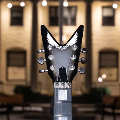 Dean V USA Time Capsule/Custom Shop/Silver Black Burst/Floyd Rose image 4