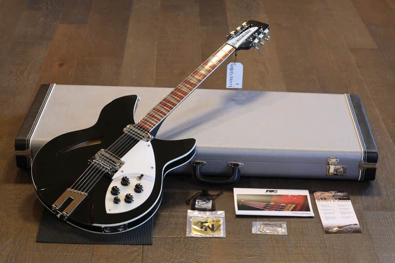 Mint! 2006 Rickenbacker 360/12C63 Semi-Hollow Electric Guitar Jetglo + OHSC image 1