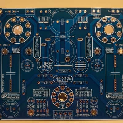 Tube Stereo AMP Single Ended (SE) Bare-PCB 6L6 EL34 (3Wrms) & KT88 (8Wrms) image 2
