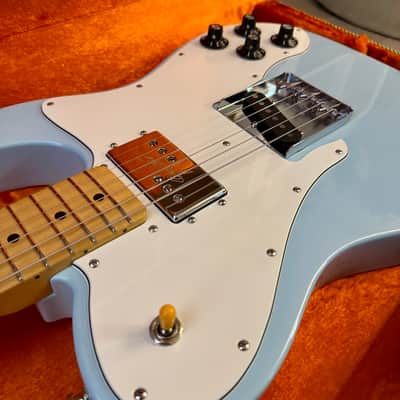 2020 Fender Custom Vintera 70s Telecaster Custom Sonic Blue Maple MAJOR American Upgrades G&G USA Tele Mojotone Wide Range Alnico 5 50s image 7