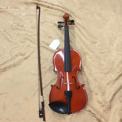 Celestini 3/4 Size (13") Advanced  Student Violin Gloss Finish-Real Wood/Ebony-Shop Setup! image 2